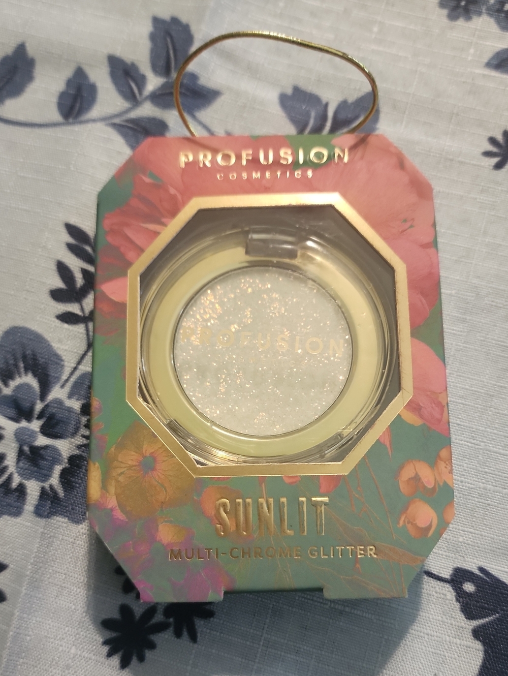 Profusion Cosmetics Sunlit Multi-Chrome Glitter - White with Gold Sparkle